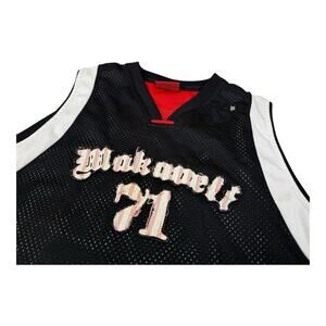 Vintage Young Makaveli Tupac Basketball Jersey Shirt Boys Youth Large 16-18 Vtg